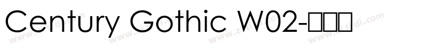 Century Gothic W02字体转换